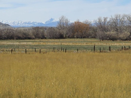 A view of the Wind River Mountains.