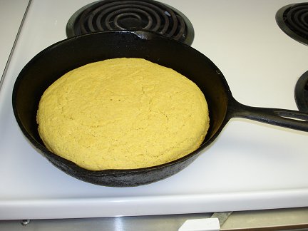 making waffles with a waffle iron