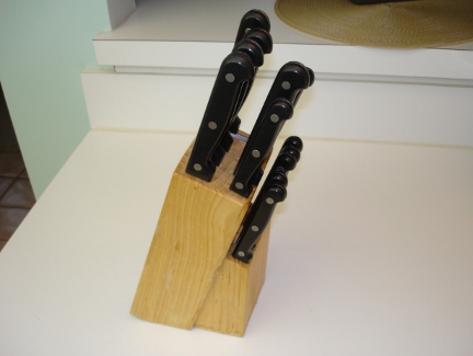 My knife block and knives