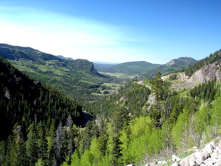 High up at Wolf Creek Pass in the Colorado Rocky Mountains.