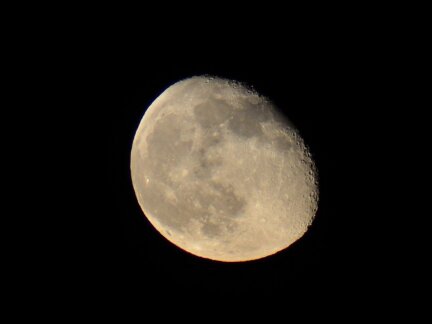 Moonrise from the front porch of my cabin.