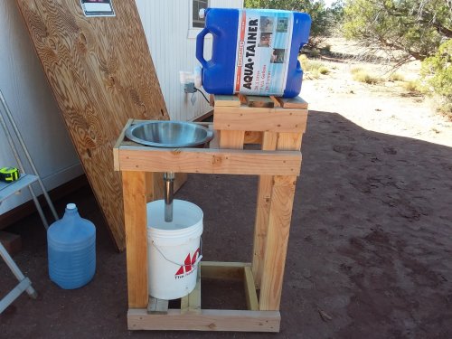 The new wash station.