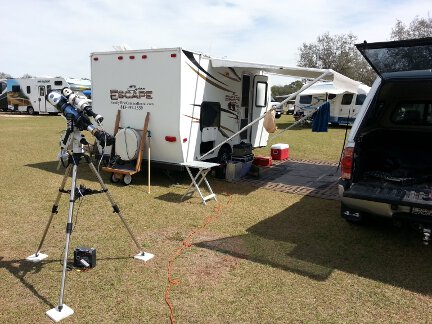 The camper I rented for the OBS.