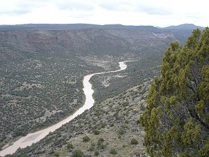 The Rio Grande Gorge at White Rock