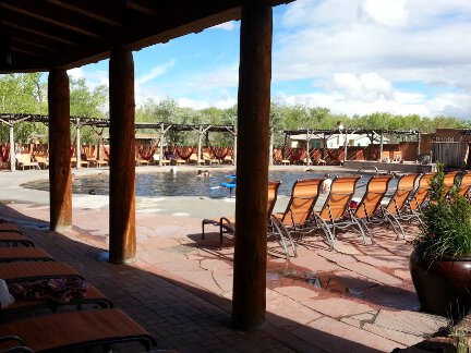 The big pool at Ojo Caliente.