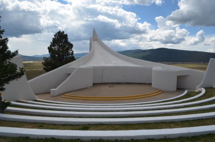 The chapel at The Vietnam Veterans Memorial State Park.