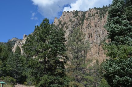 The Palisades at Cimarron Canyon State Park.