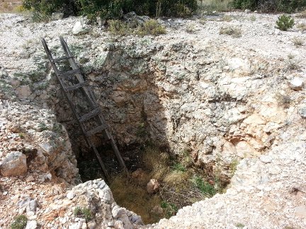 A mica mine.