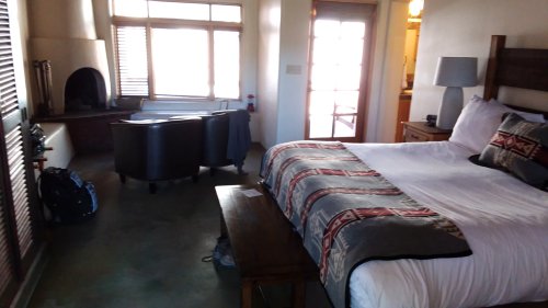 Our Cliffside Suite at Ojo Caliente