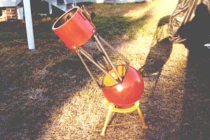 The Cookie Jar Telescope with its dust cap on