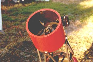 Close up of the secondary cage showing the curved vane spider