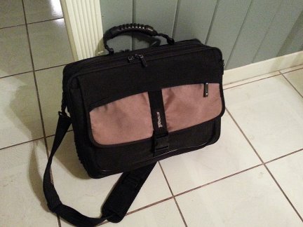 My new range bag closed.